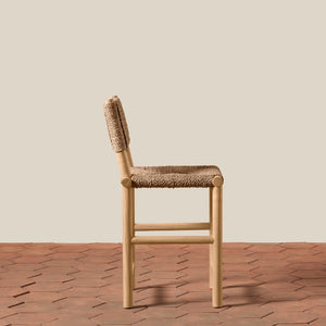 side view of counter stool