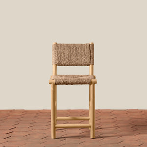 front view of counter stool