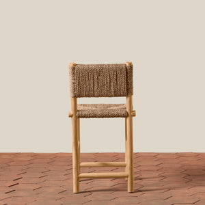 back view of counter stool