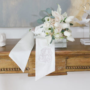 Bridal wreath sash