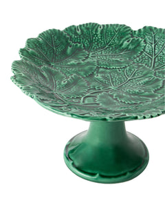 Vine Leaf Cake Stand in Green