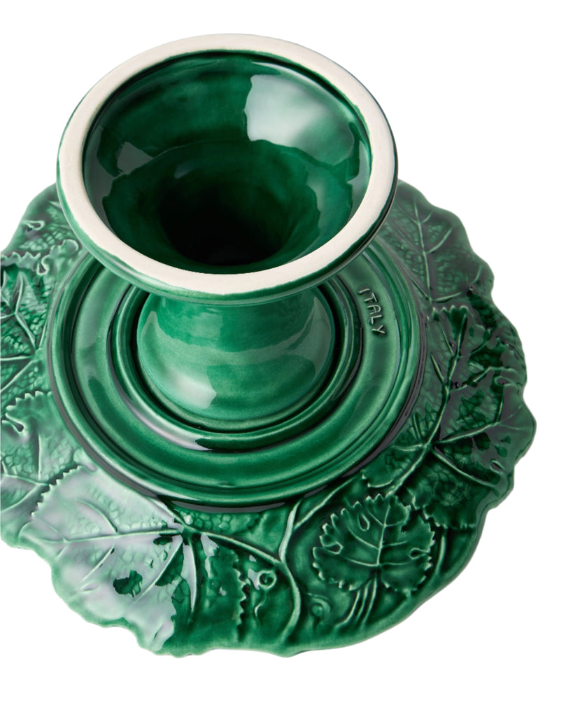 Vine Leaf Cake Stand in Green
