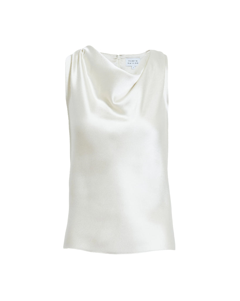 Clorinda Top in Ivory