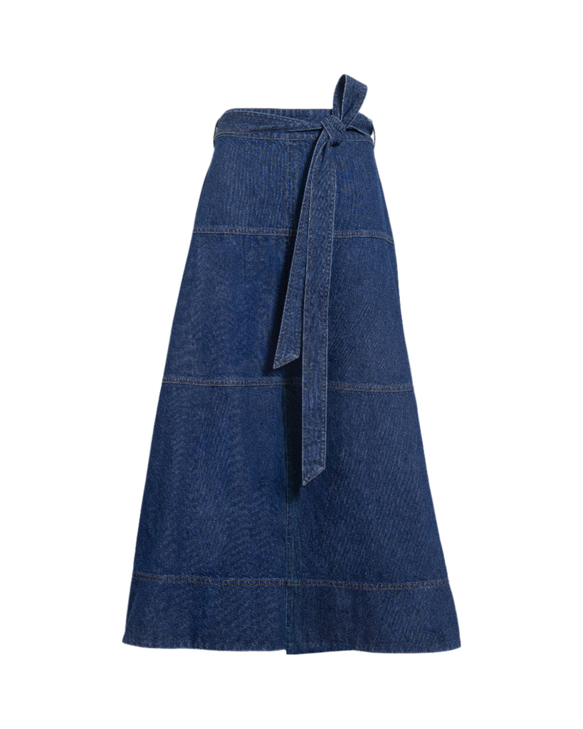 Hudley Skirt in Classic Indigo Blue