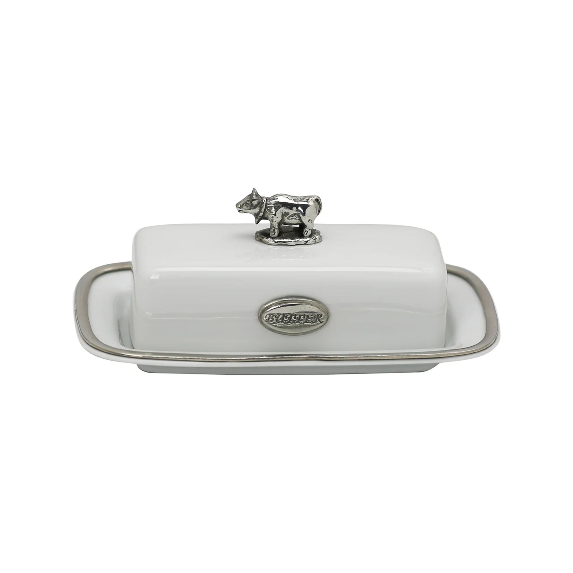 Talbot Manor Butter Dish with Cow