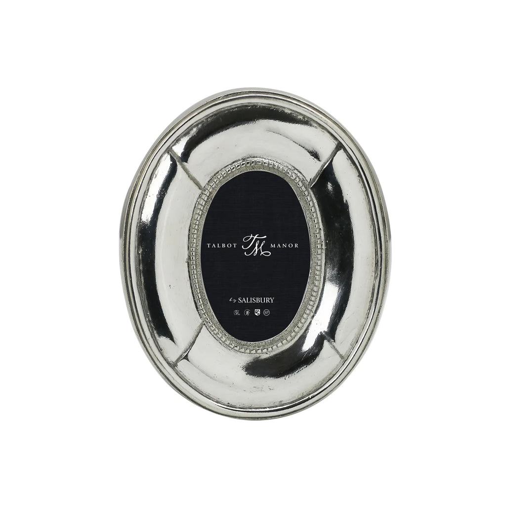 Talbot Manor Caroline Frame 2.5" x 3.5" Beaded Oval