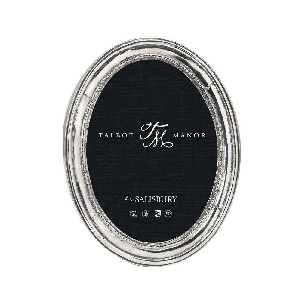 Talbot Manor Caroline Frame 5" x 7" Beaded Oval