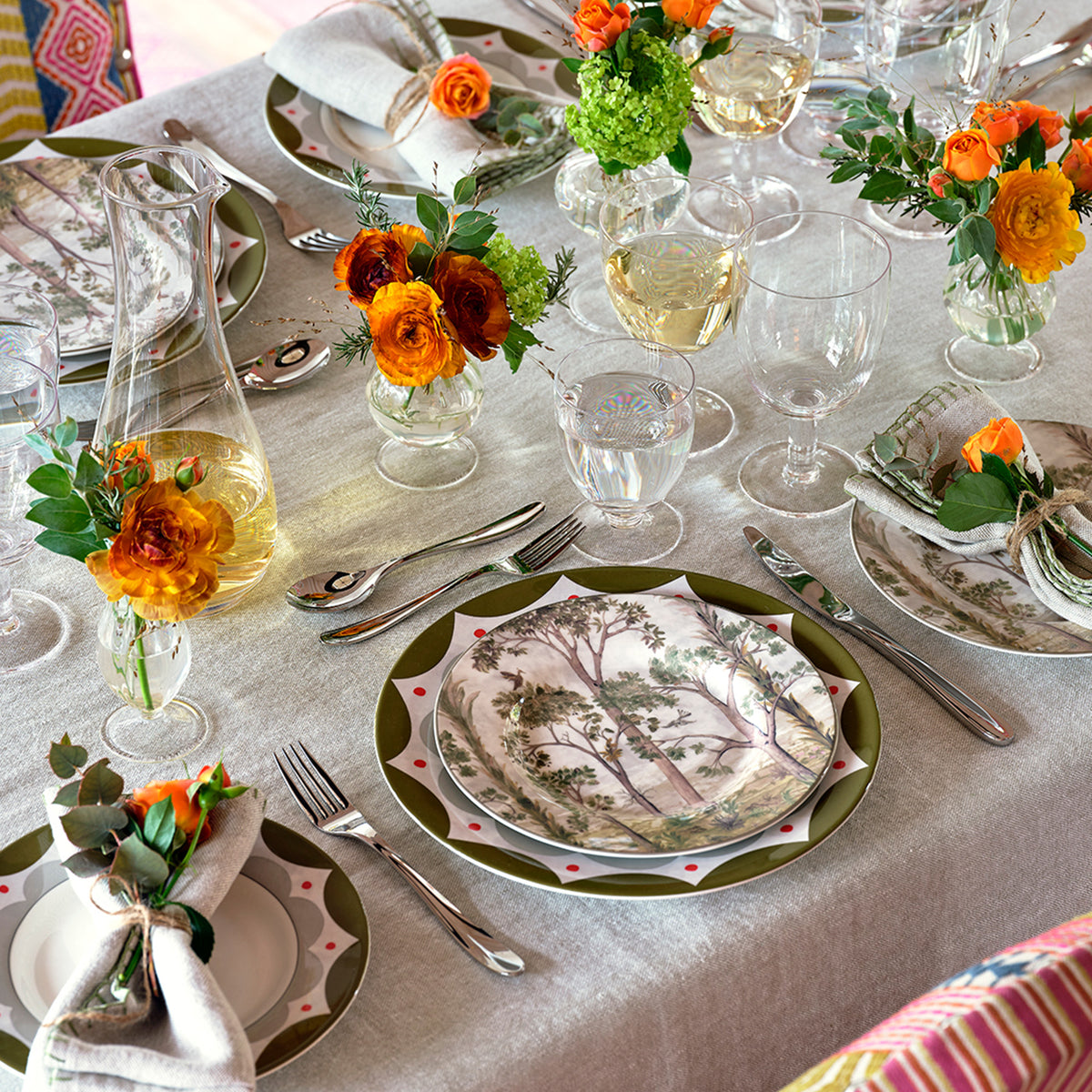 Kit Kemp Tall Trees Salad Plates, Set of 4