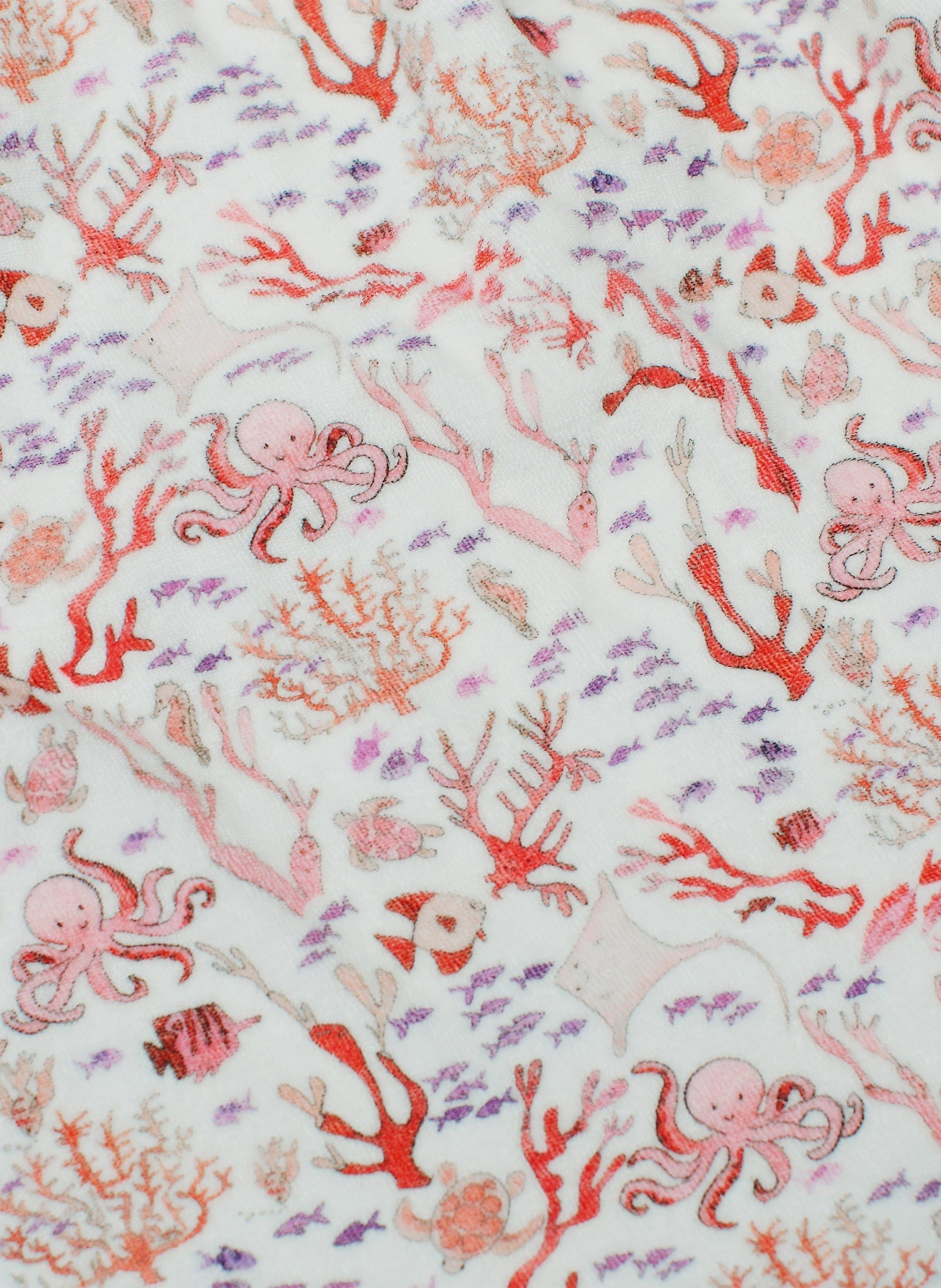 The Delphine Dress in Rosy Coral Reef