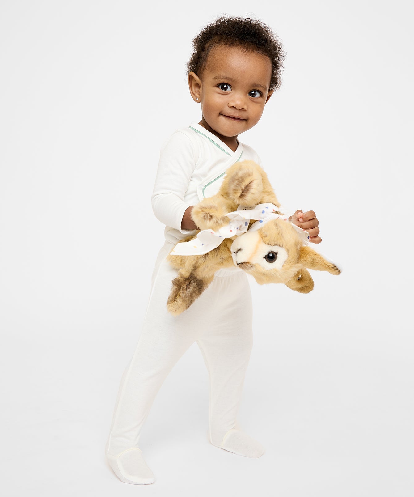 Tatum Baby Pant in Vanilla Piping