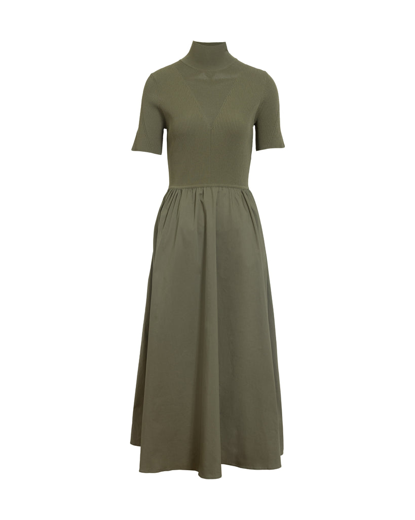Teresa Knit Dress in Fern