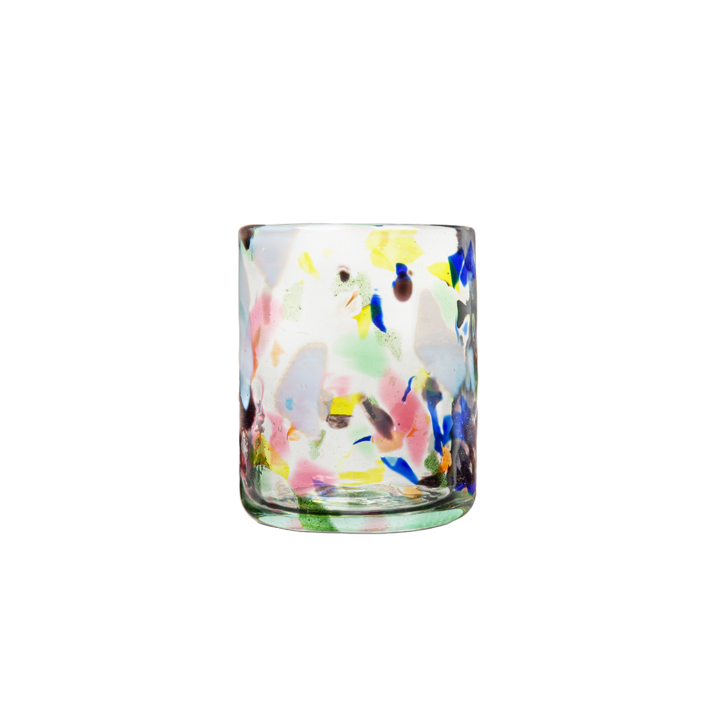 Terrazzo Multicolour Drinking Glass Tumbler