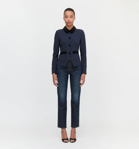 The Evalina Jacket in Navy