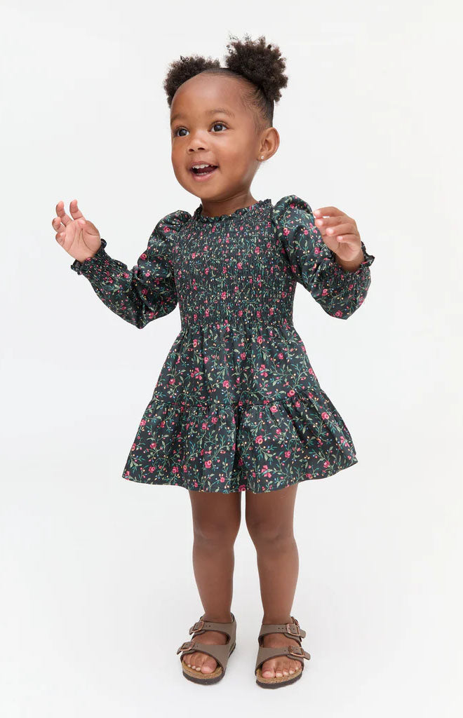 The Tiny Viviana Nap Dress in Florentine Ditsy