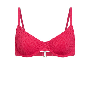 The Bermuda Bikini Top in Begonia