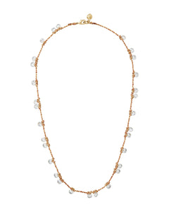 The Pearl Drip Drop Necklace Duo