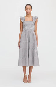 The Ellie Nap Dress in Chocolate Gingham