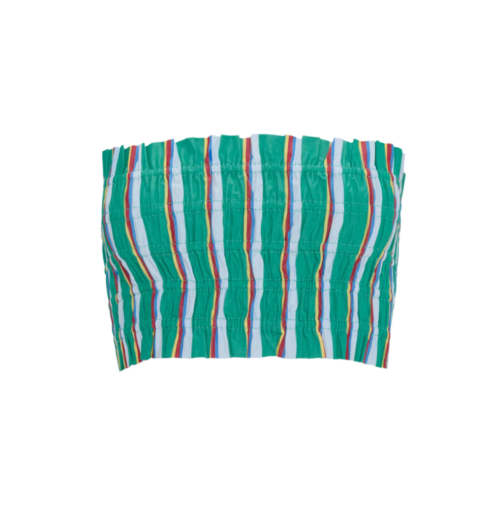 The June Nap Top in Sunset Stripe