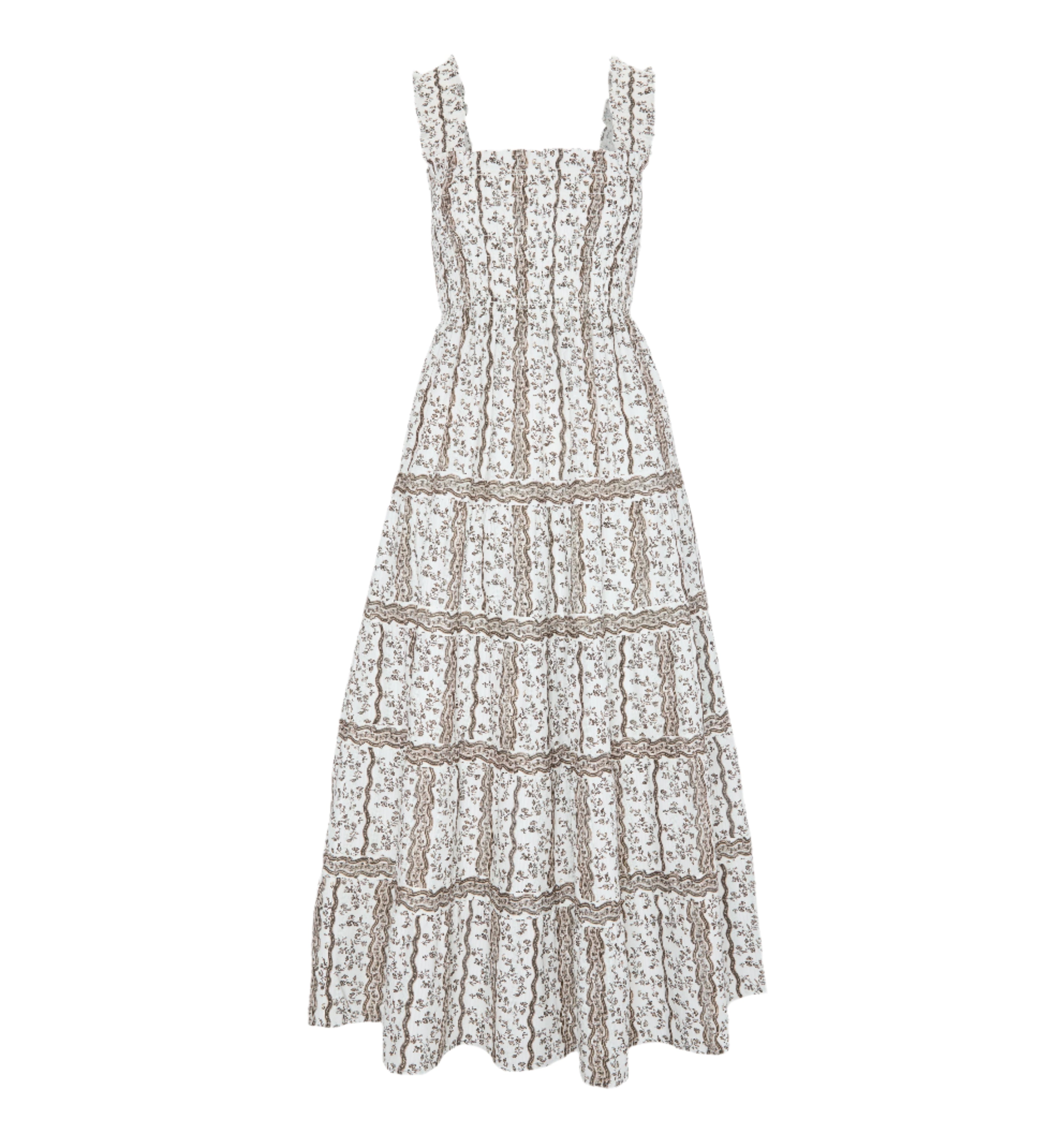 The Kimmy Nap Dress in Mocha Provence Floral