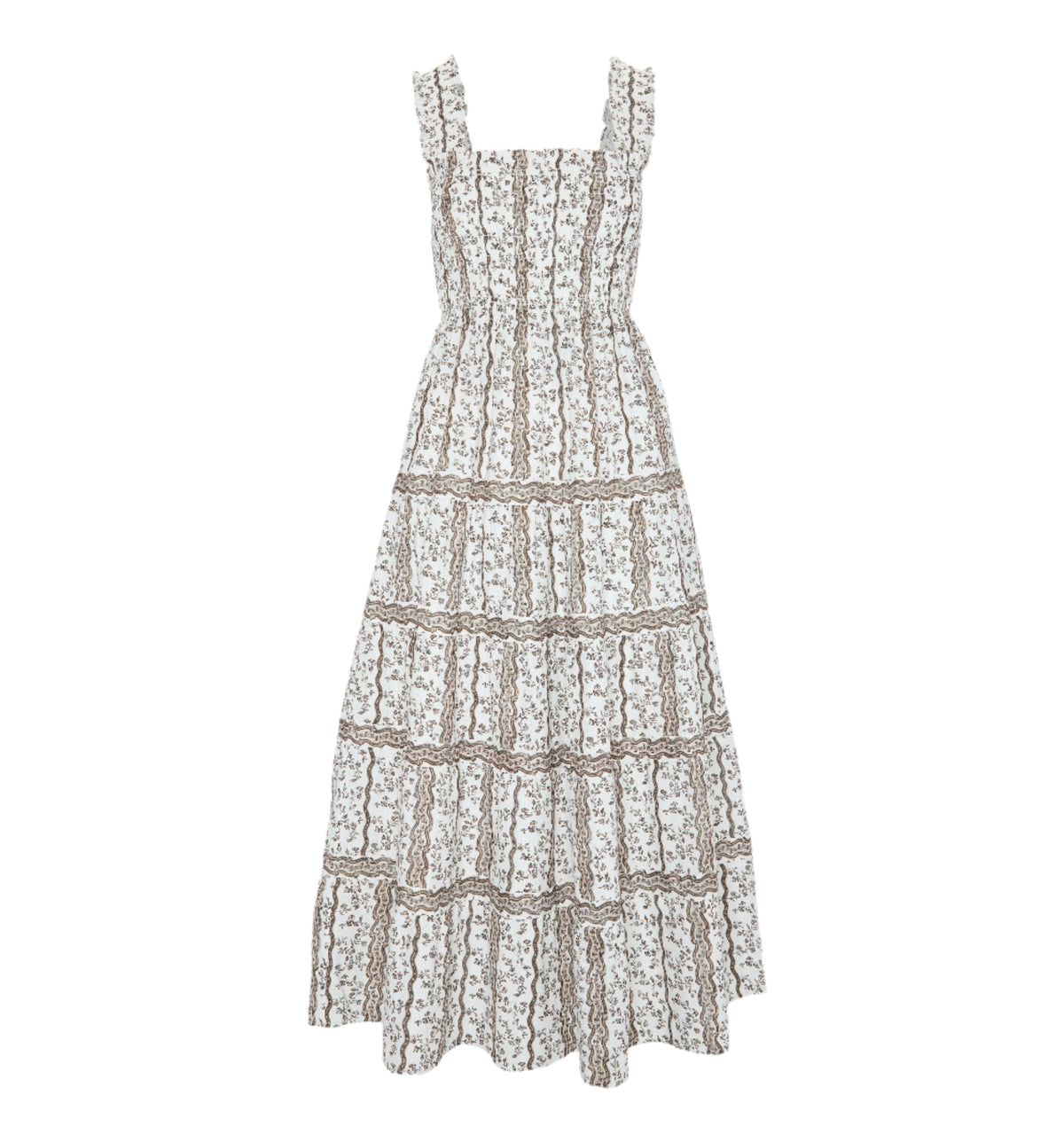 The Kimmy Nap Dress in Mocha Provence Floral