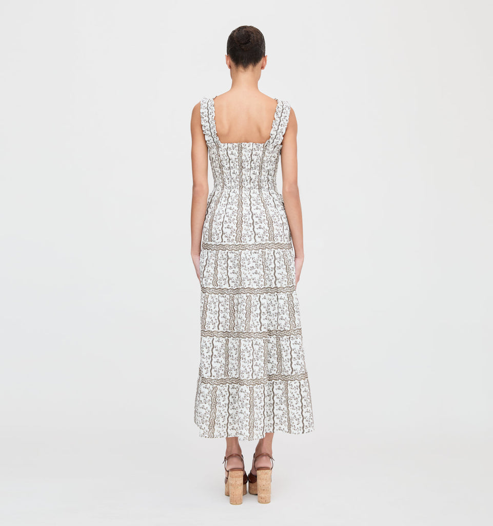 The Kimmy Nap Dress in Mocha Provence Floral