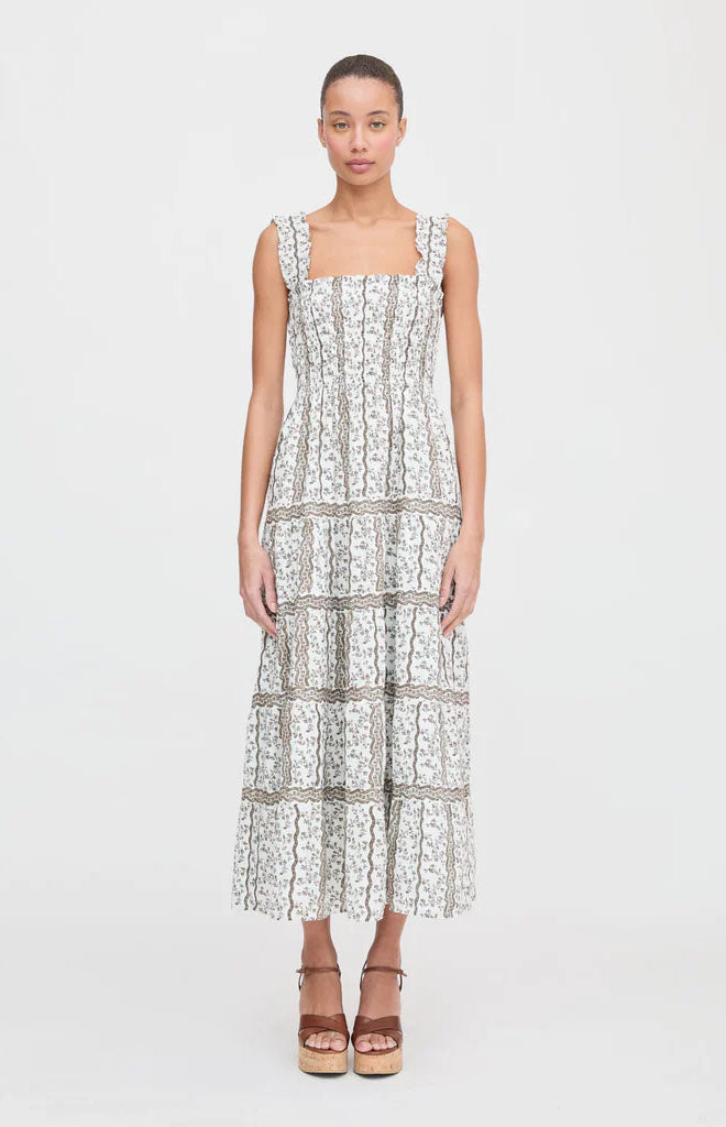 The Kimmy Nap Dress in Mocha Provence Floral