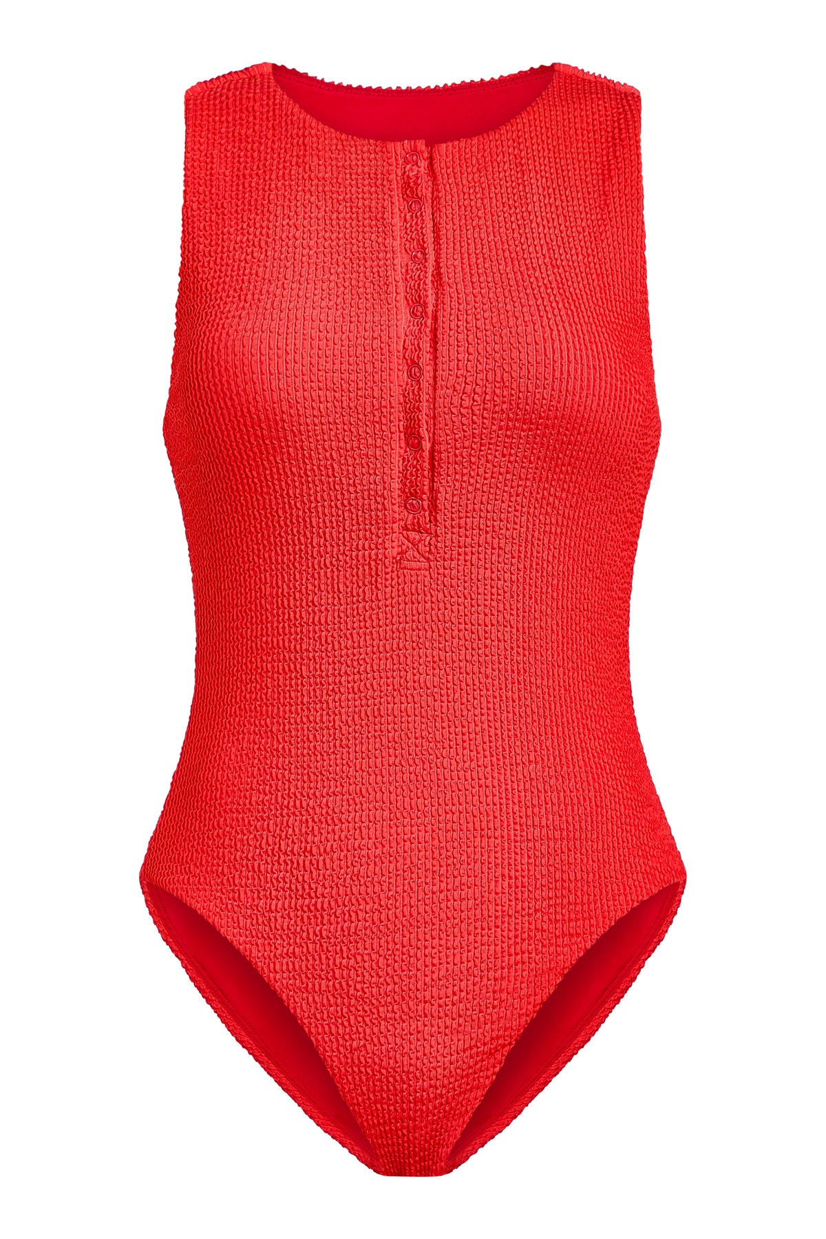 The Malibu One Piece Seersucker in Firecracker