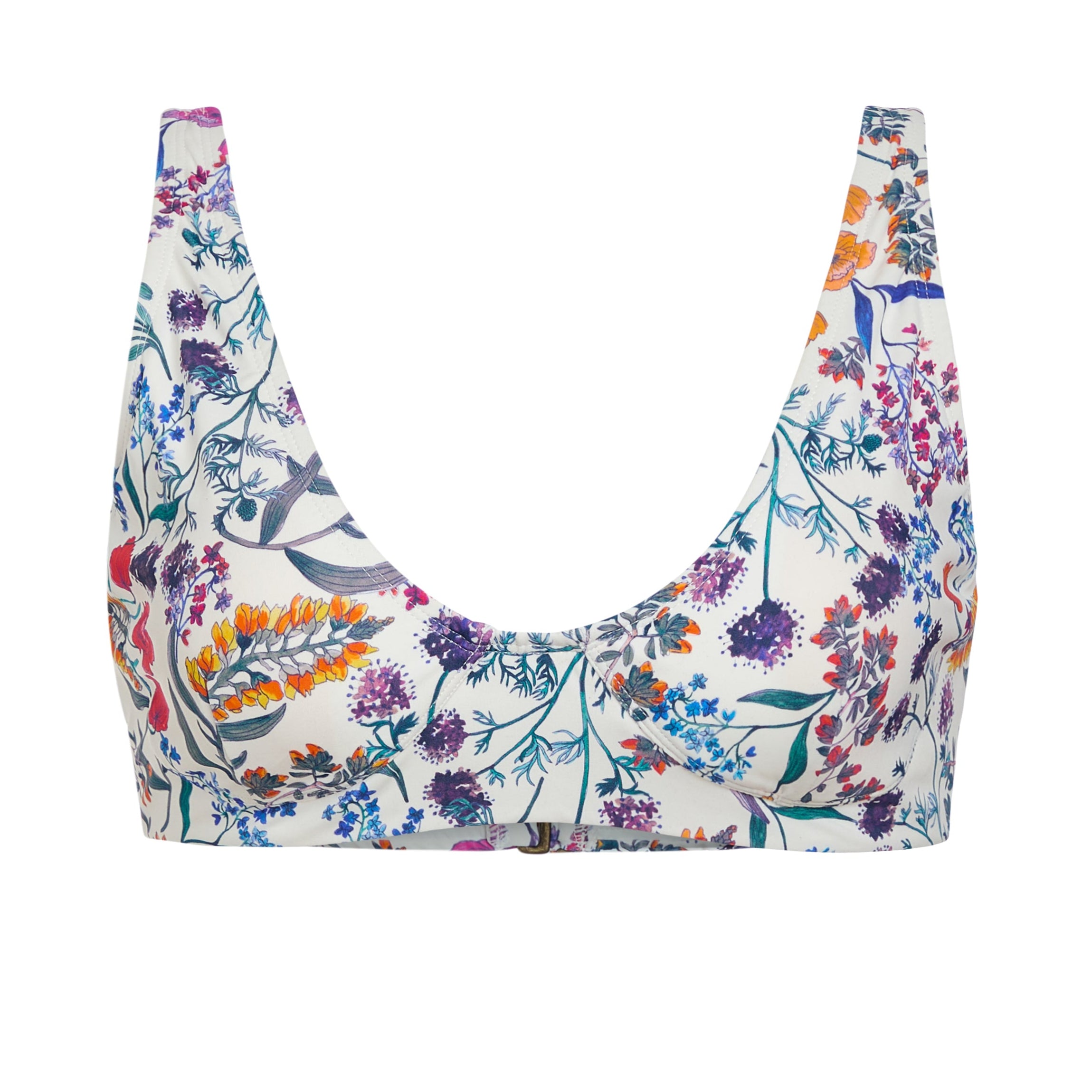 The Mila Bikini Top in Botanical Floral