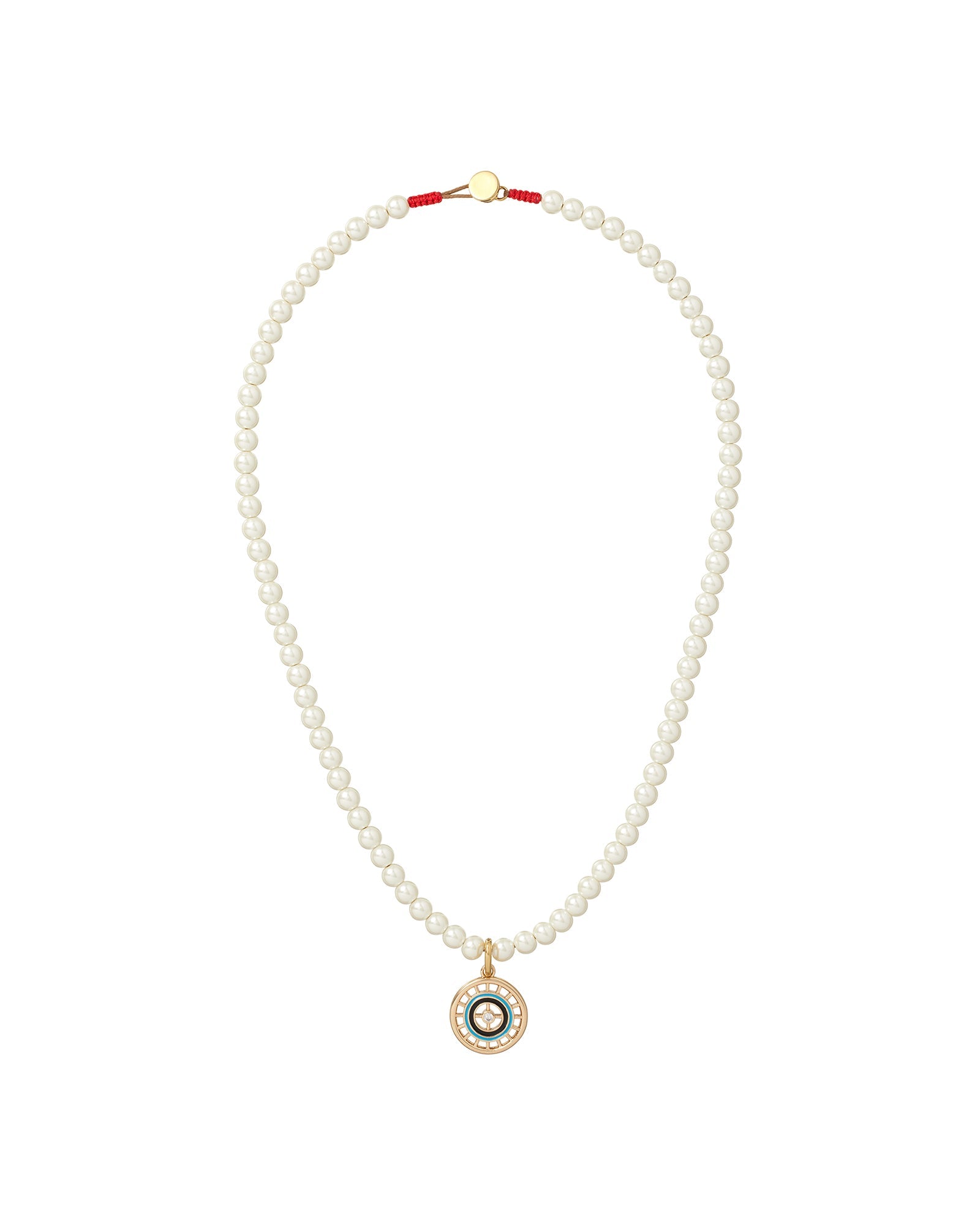 Pearl & Protect Charm Necklace