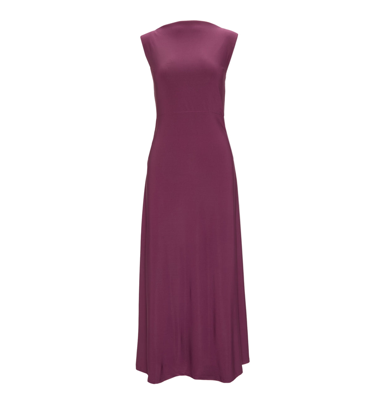The Sloane Dress in Aubergine
