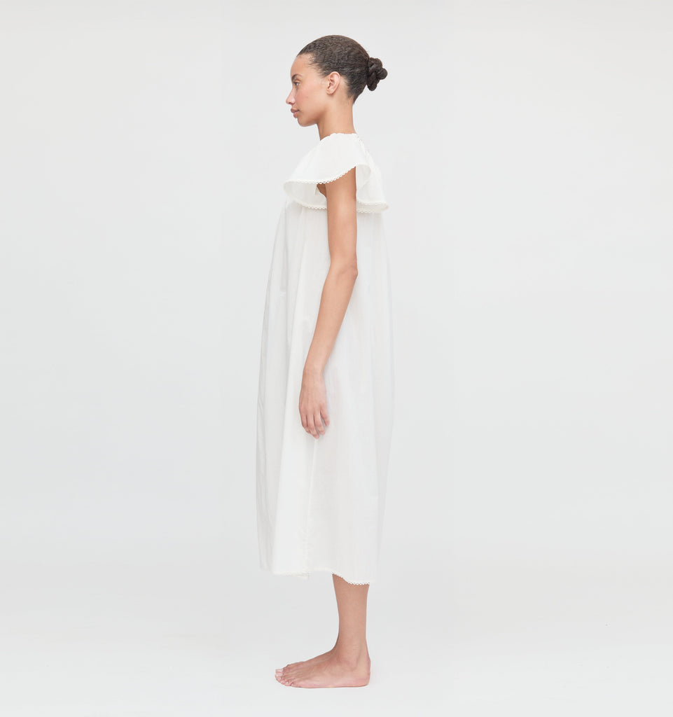 The Therese Nightgown in Soft Ivory