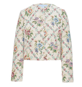 The Virginia Jacket in Tapestry Trellis Brocade