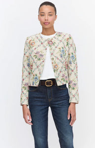The Virginia Jacket in Tapestry Trellis Brocade
