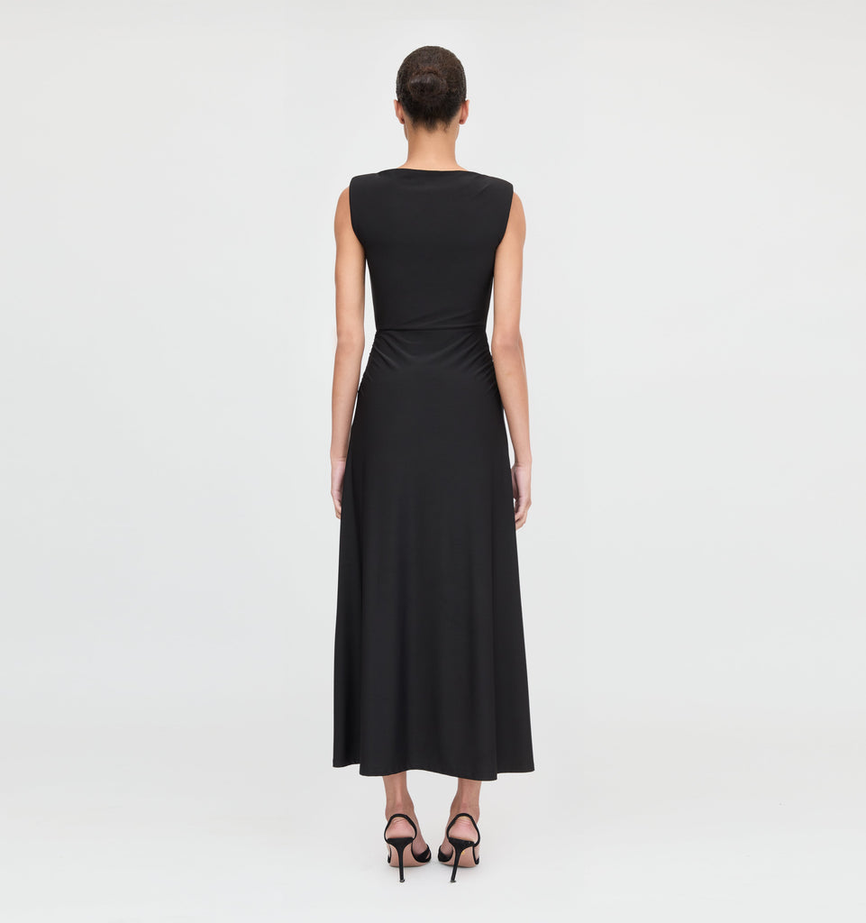 The Sloane Dress in Black Jersey