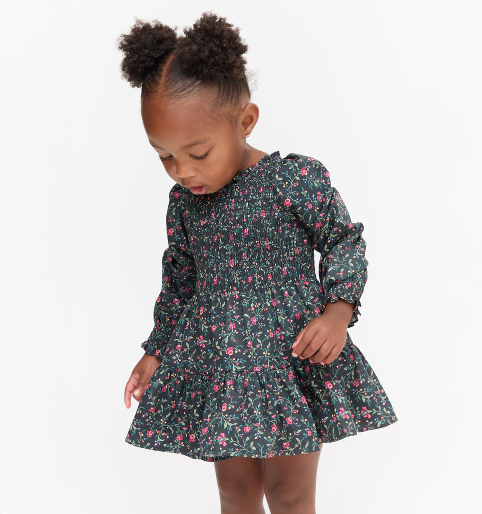 The Tiny Viviana Nap Dress in Florentine Ditsy