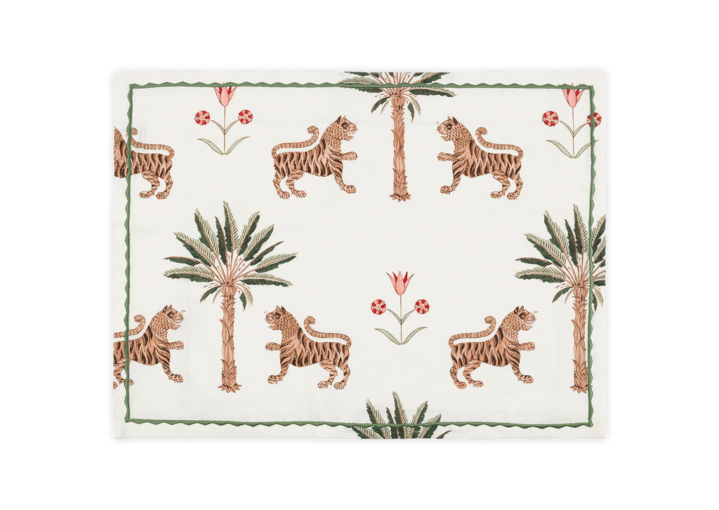 Matouk Schumacher Tiger Palm Placemat, Set of 4