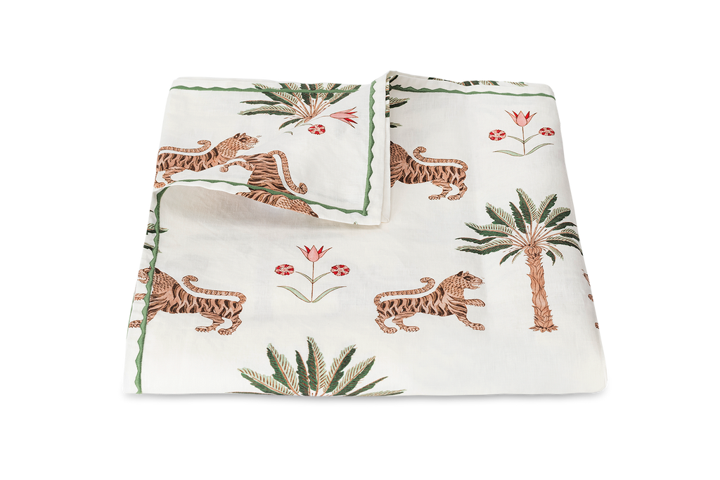 Matouk Schumacher Tiger Palm Tablecloth