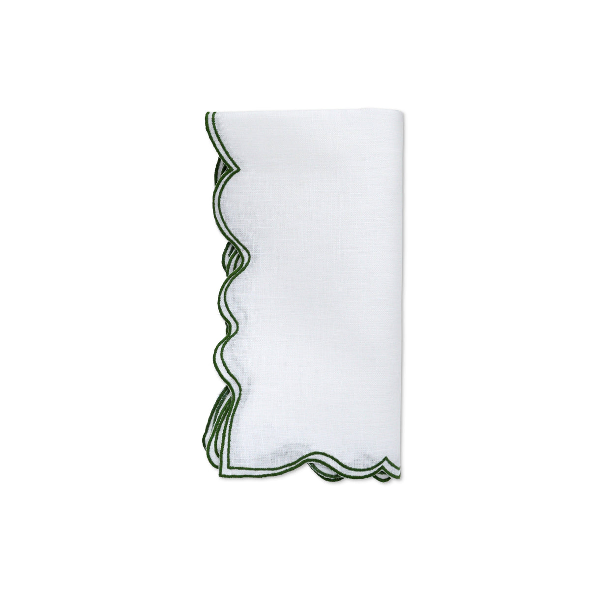 Timeless Green Dinner Napkins (4) Timeless Green Squiggly Table Decorations Chefanie