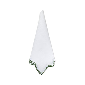 Timeless Green Dinner Napkins (4) Timeless Green Squiggly Table Decorations Chefanie