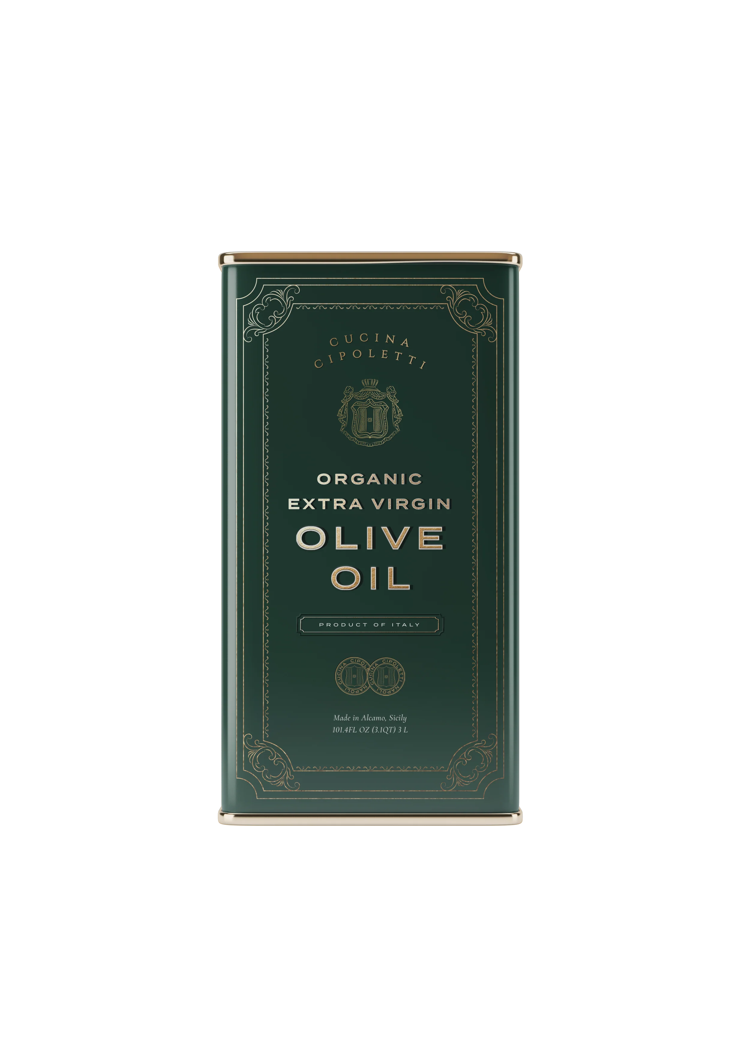 Organic Extra Virgin Olive Oil Tin