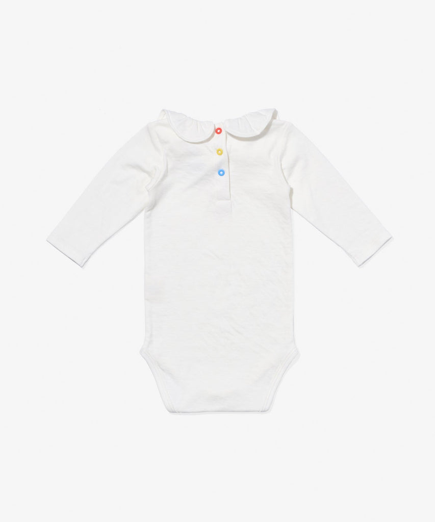 Tink Ruffle One-Piece in Rose Piping