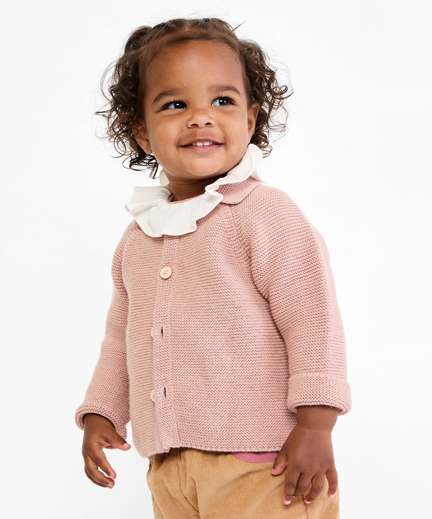 Tink Ruffle One-Piece in Rose Piping