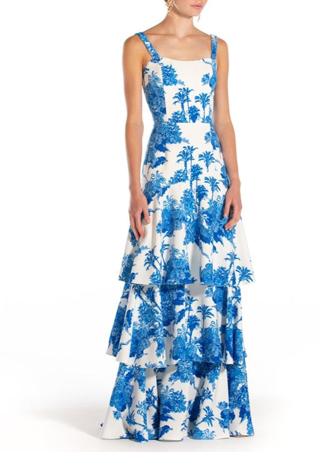 Printed maxi dress