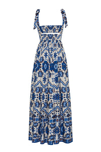 Tula Maxi Dress in Mystic Blue