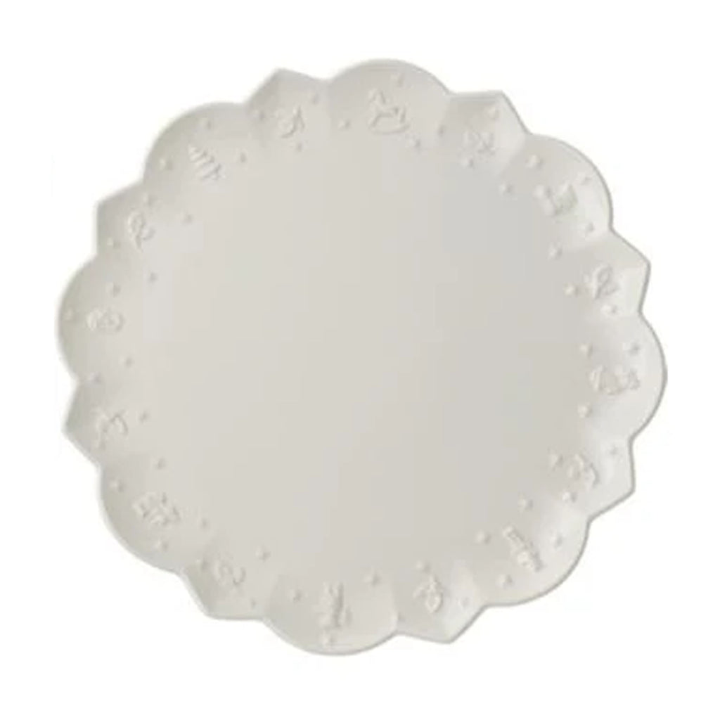 Toys Delight Royal Classic Buffet Plate in White