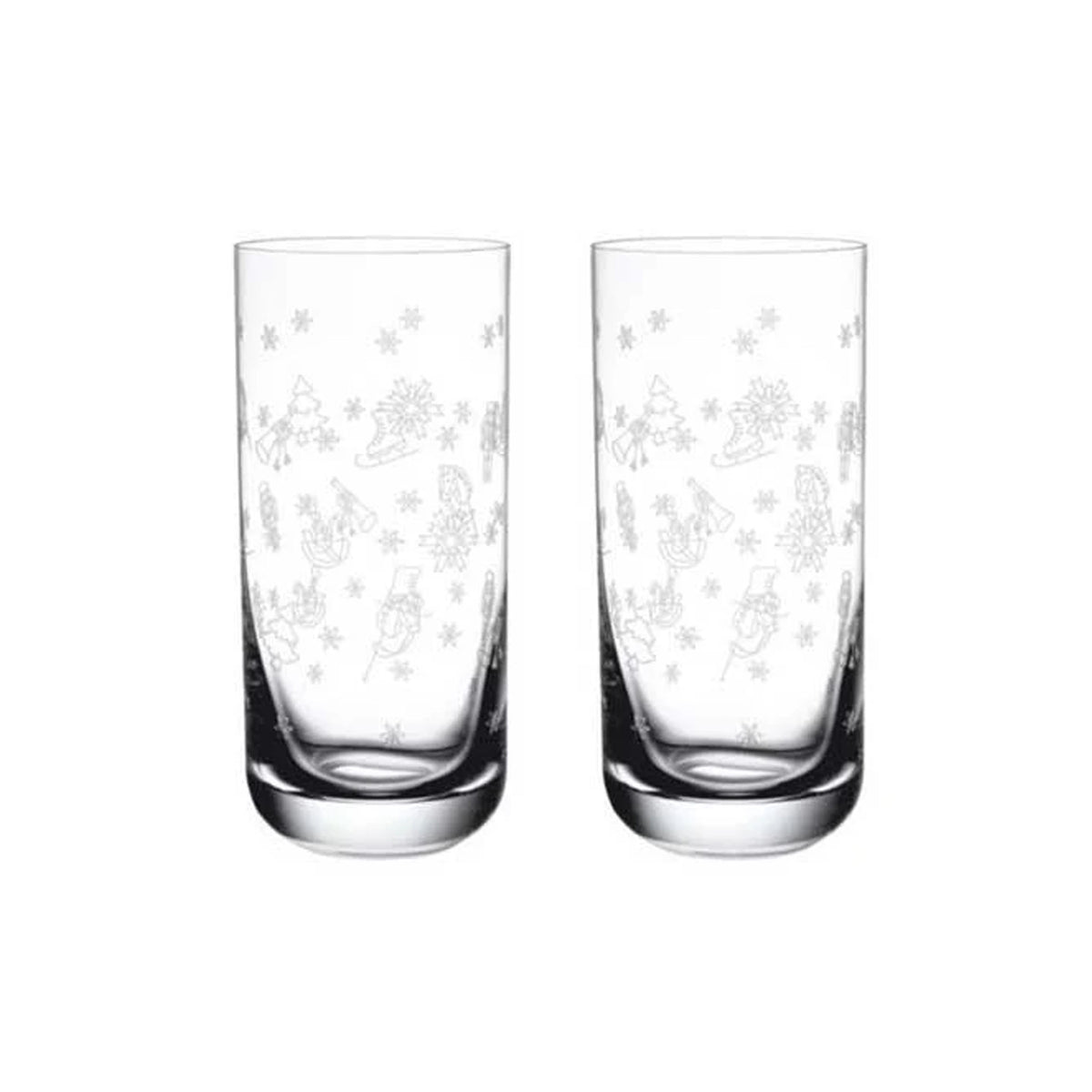 Toys Delight Stems Longdrink Tumbler in Clear, Set of 2