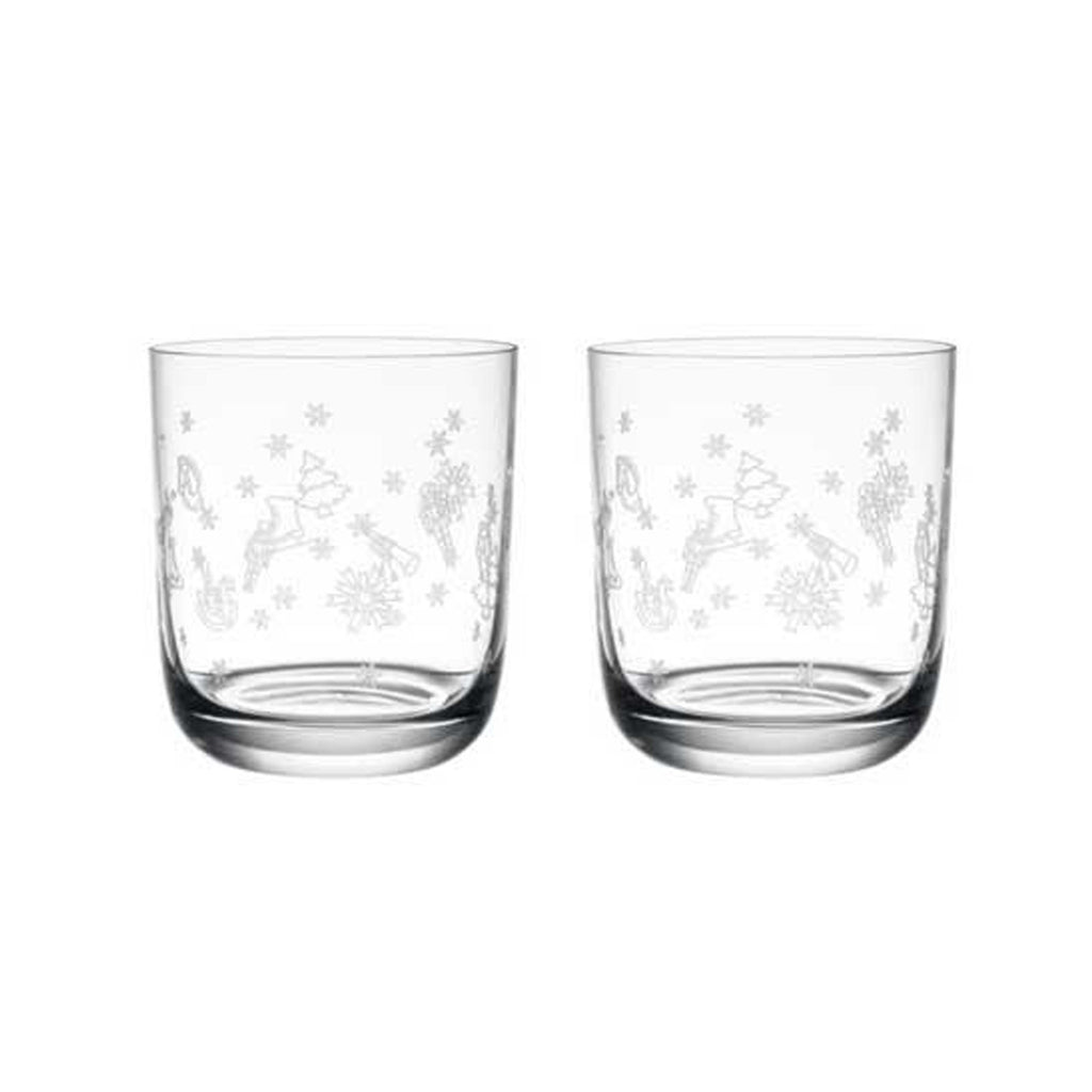 Toys Delight Stems Water Glass Set in Clear, Set of 2