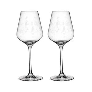 Toys Delight Stems White Wine Goblet Set in Clear, Set of 2