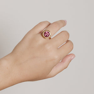 Mirage Ring in Pink Tourmaline