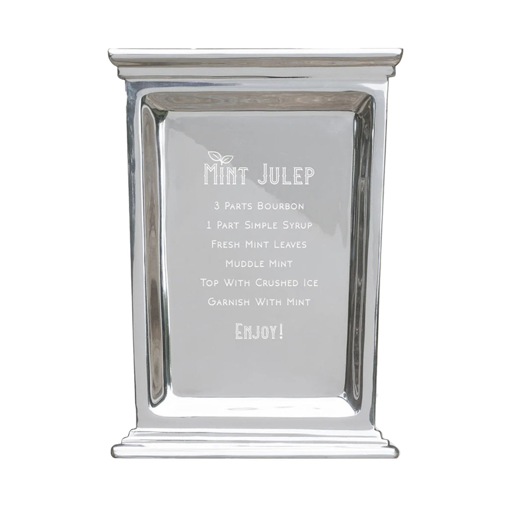 Triple Crown Tray with Mint Julep Recipe